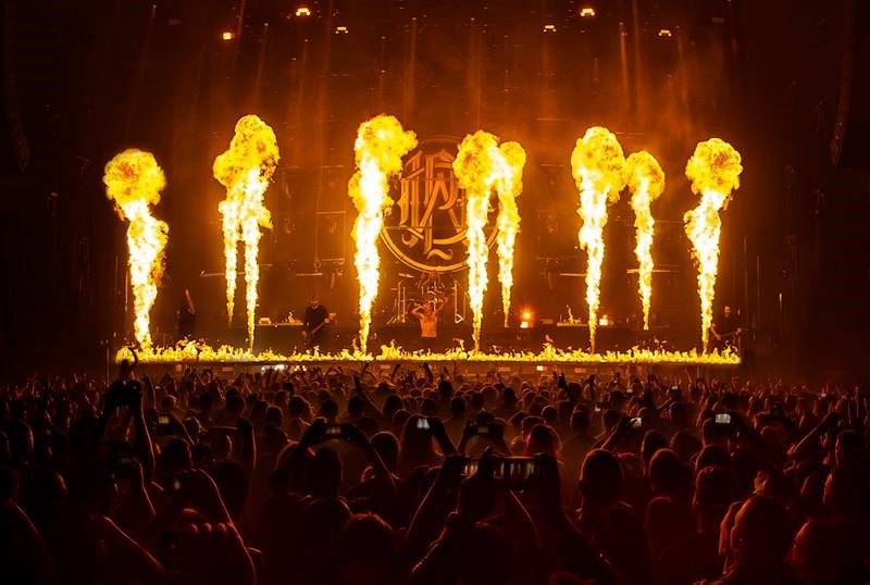 PHOTO CREDIT: KATJA OGRIN (PARKWAY DRIVE AT NOTTINGHAM MOTORPOINT ARENA)