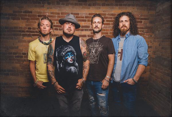 L to R: Ben Wells (gtr), Chris Robertson (vox/gtr), Jon Lawhon (bass), John Fred Young (drums) (Photo Credit: Mike Rodway)